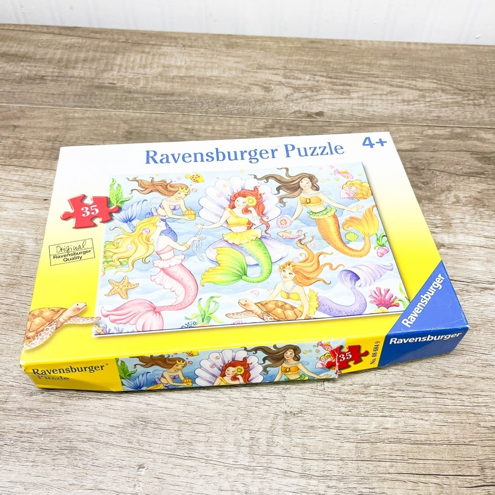 Ravensburger Queens Of The Ocean Mermaids 35 Pc Puzzle New Ages 4 and Up